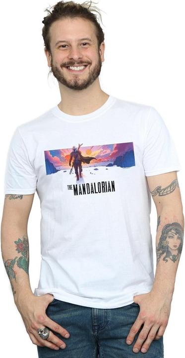 Image du produit Star Wars - T-shirt THE MANDALORIAN LANDSCAPE - Homme (L)