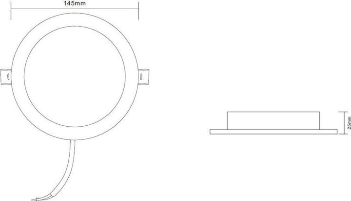 Produktbild Okko Recessed LED Light Epirus 9w Round