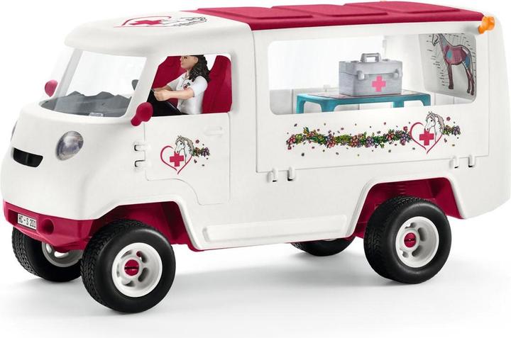Actual product image Schleich Mobile veterinarian with Hanoverian foal