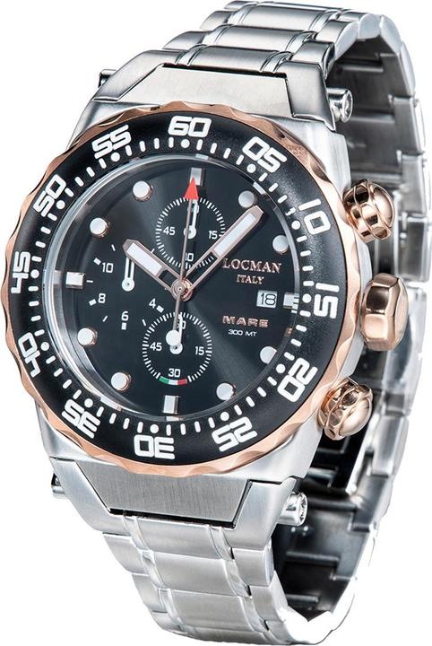 Produktbild Locman Italy Armbanduhr Mare 300MT Chrono Ref. 0560 (Chronograph, 42 mm)