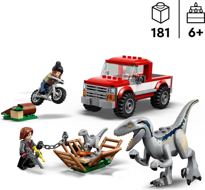 Immagine prodotto LEGO Blu e Beta nella trappola dei Velociraptor (76946, LEGO Jurassic World)