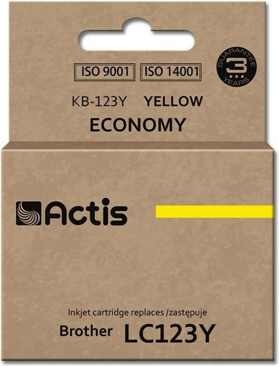 Immagine prodotto Factis KB-123Y cartuccia d'inchiostro Brother LC123 giallo - Compatibile - Cartuccia d'inchiostro (Y)