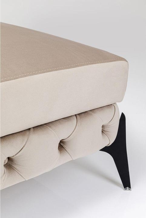 Produktbild Kare Design Hocker Bellissima Velvet Beige 80cm