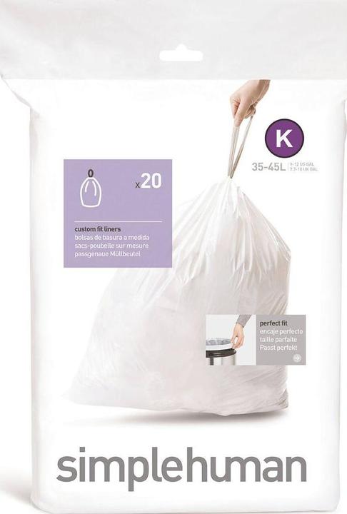 Immagine prodotto Simplehuman Sacchi per la spazzatura per i bidoni della spazzatura (20 x, 35 l)