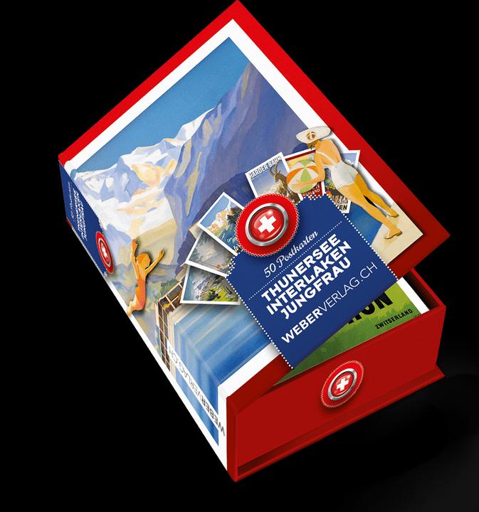 Actual product image Postkartenbox Thunersee - Interlaken - Jungfrau