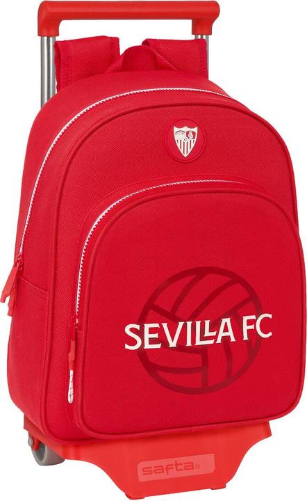 Image du produit Sevilla Fútbol Club Sac à dos scolaire à roulettes Rouge 28 x 34 x 10 cm