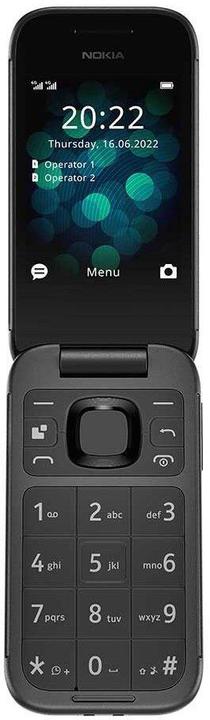 Immagine prodotto Nokia 2660 (nero) DS 2,8" TFT LCD 240x320/128MB/48MB RAM/microSDHC/BT (2.80", 3 Mpx, 4G)