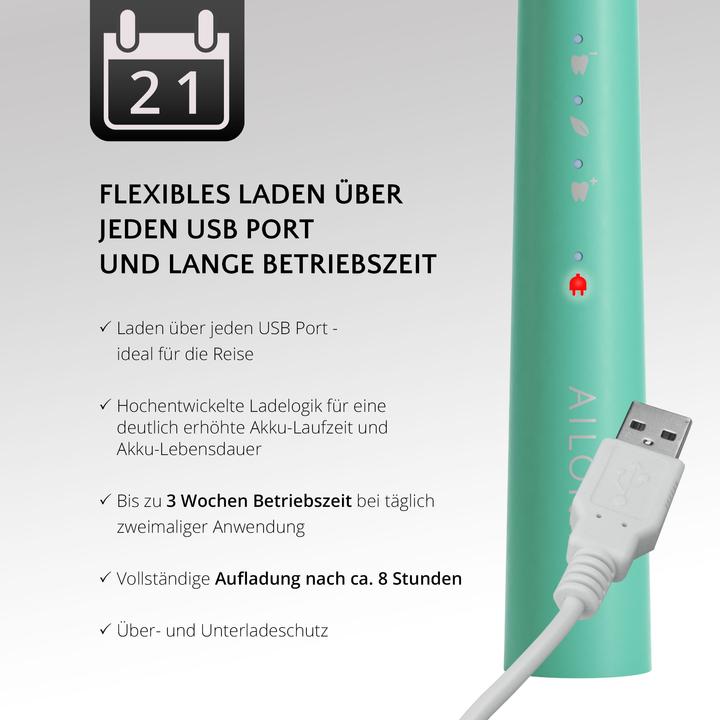 Actual product image Ailoria Sonic Toothbrush Pro Smile Green (Sonic toothbrush)