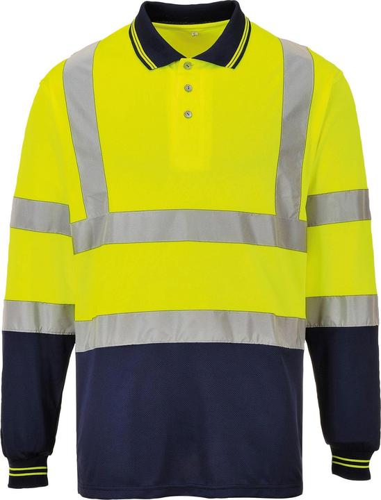 Produktbild Portwest HiVis 2Ton Langarm Polo Shirt (XL)