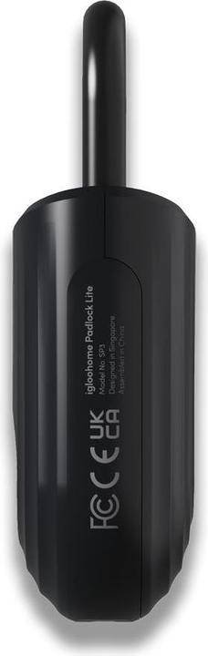 Actual product image Igloohome Padlock Lite, Fingerprint, Black