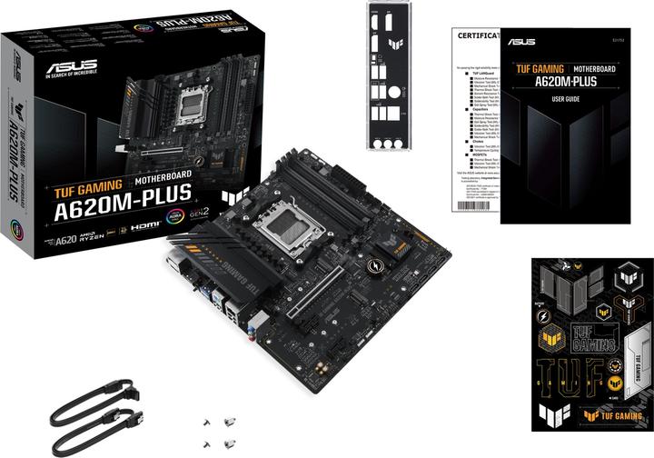 Produktbild ASUS TUF GAMING A620M-PLUS (AM5, AMD A620, mATX)