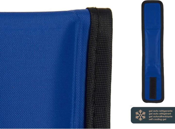 Produktbild Mascow Hundehalsband Blau Schwarz PVC Gel 6,3 x 1 x 30 cm Kühlend (4 Stück) (Hund, Hundesport)