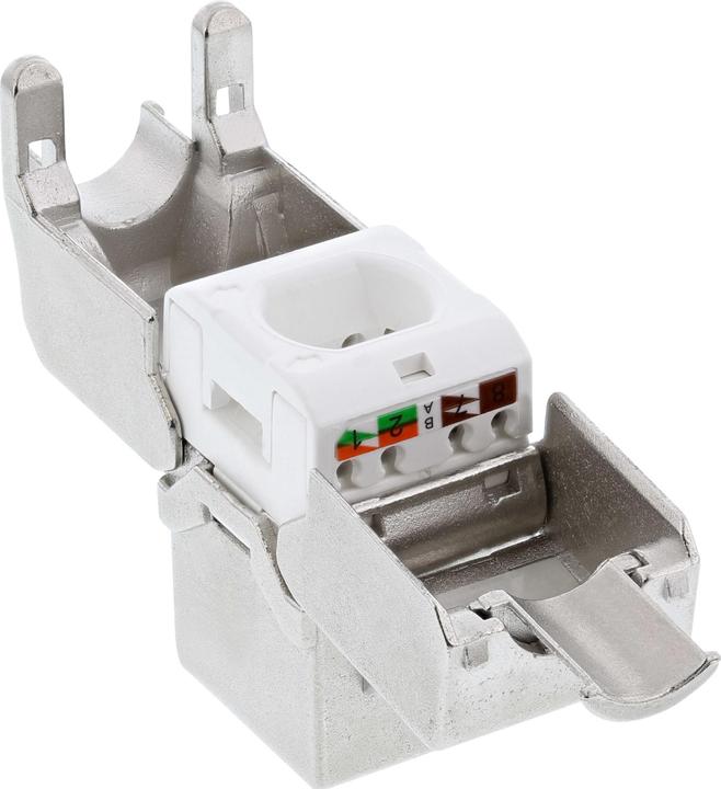 Actual product image InLine Keystone RJ45 socket with LSA insert