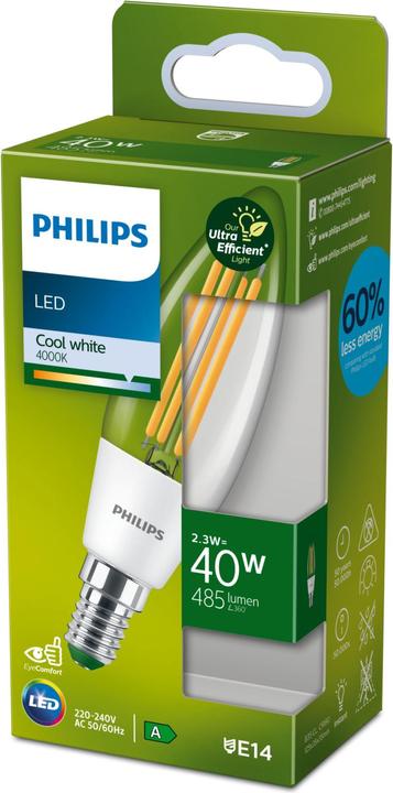 Actual product image Philips Led Cla (E14, 2.30 W, 485 lm, 1 x, A)