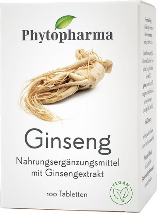 Immagine prodotto Phytopharma Ginseng (100 Pezzo/i, Pillole, 73 g)