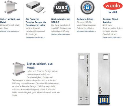Produktbild LaCie Porsche Design USB KEY (32 GB, USB 3.2)