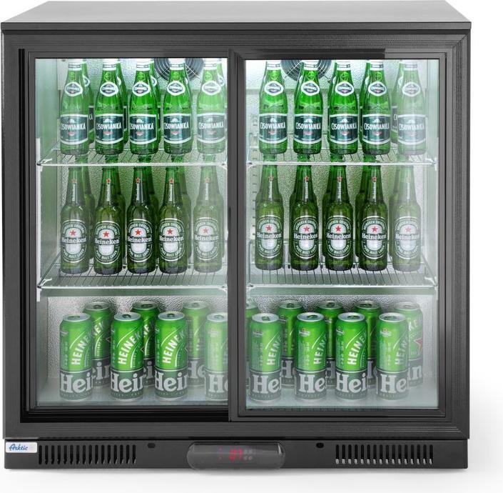 Produktbild Hendi Bar Kühlschrank mit Schiebetüren 197 L (197 l)