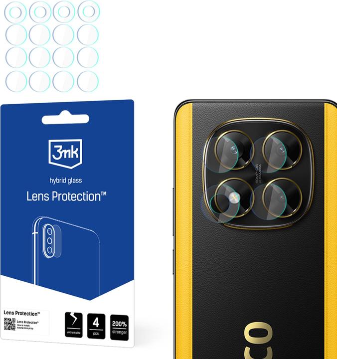 Produktbild 3MK Lens Protection Camera Glass for Xiaomi Poco X7 (4 Stück, Xiaomi Poco X7 Pro)
