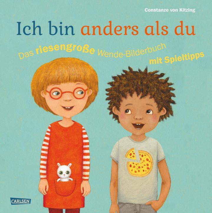 Produktbild Ich bin anders als du – Ich bin wie du: Das riesengrosse Wende-Bilderbuch mit Spieltipps (Deutsch, Constanze von Kitzing, 2023)