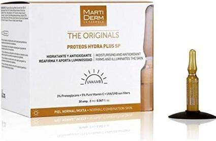 Actual product image Martiderm THE ORIGINALS proteos hydra plus sp ampoules 30 x 2 ml (60 ml)