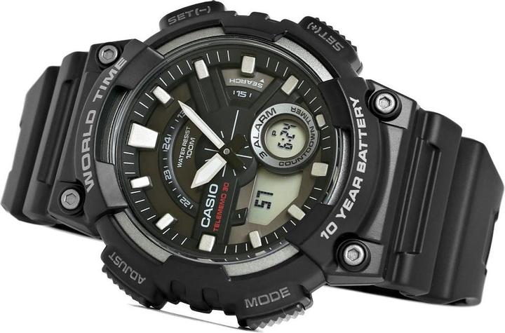 Actual product image Casio AEQ-110W-1AVDF Herrenuhr (Analogue wristwatch, Digital watch)