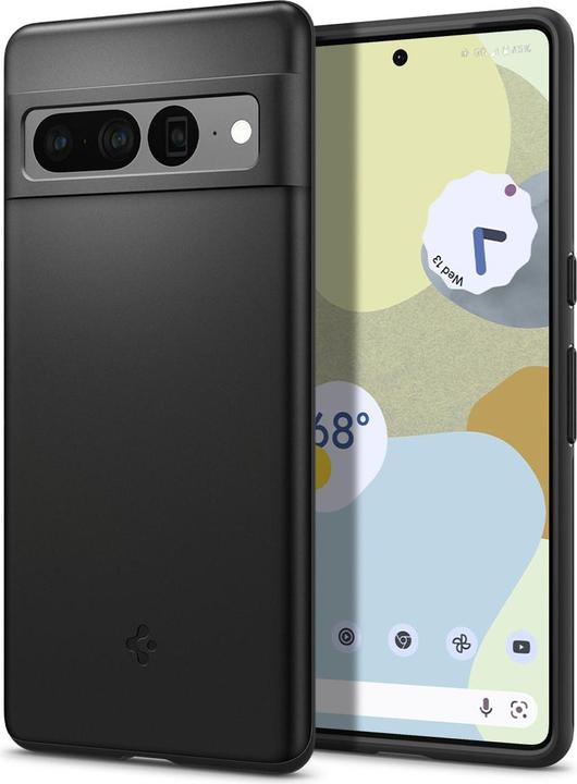 Actual product image Spigen Thin Fit Case for Google Pixel 7 Pro - black (Google Pixel 7 Pro)