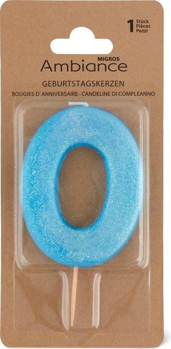 Image du produit Migros Ambiance Bougie anniversaire nombre 0