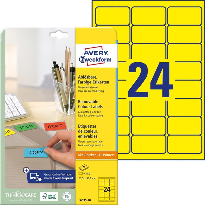 Image du produit Avery Étiquettes d'organisation