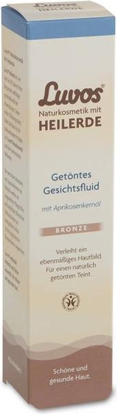 Luvos Getöntes Gesichtsfluid bronze Naturkosmetik mit Heilerde