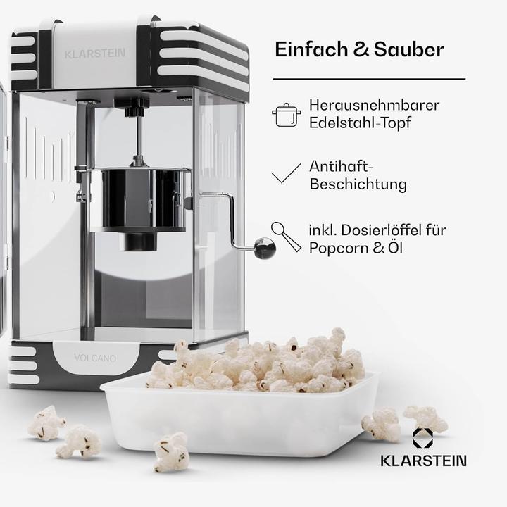 Actual product image Klarstein Popcorn machine