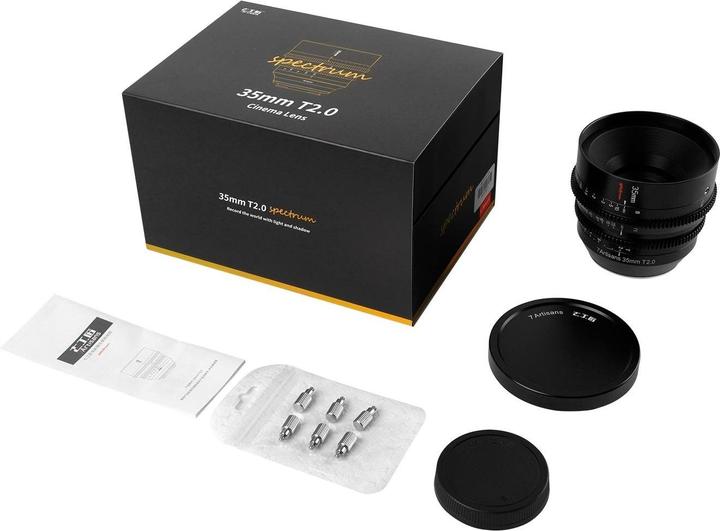 Image du produit 7artisans Spectrum 35mm T2.0 Sony E (Sony E, Plein format)