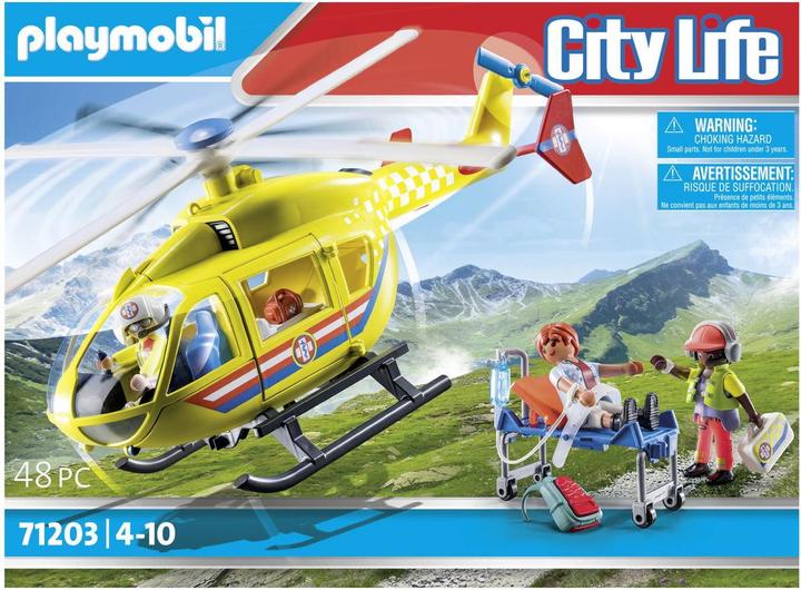 Image du produit Playmobil Hélicoptère de sauvetage (71203, Playmobil City Life)