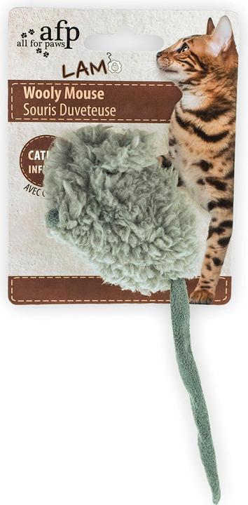 Immagine prodotto All for Paws AFP Gatto giocattolo agnello gatto agnello lana topo (Catmint giocattolo)