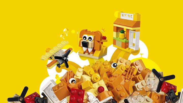 Actual product image LEGO Classic Creative Box Orange (10709, LEGO Classic)