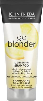 John Frieda Go Blonder Lightening Shampoo for Blonde Hair Travel Size 75ml (75 ml, Flüssiges Shampoo)