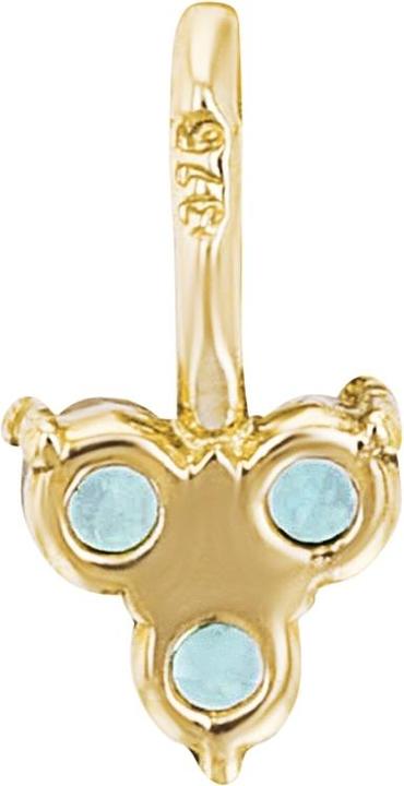 Immagine prodotto Amor Ciondolo Cupido da donna, oro 375, topazio (Oro 375, 9 ct)