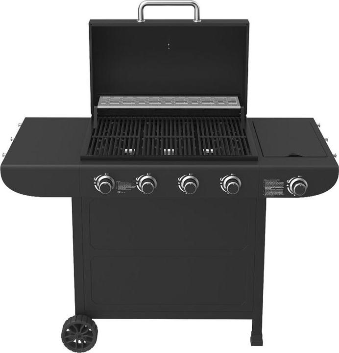 Image du produit FlammenKönig Gasgrill 4 Brenner + Seitenbrenner inkl. Gasregler + Schlauch (14.50 kW)