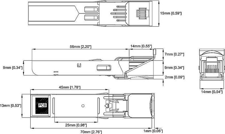 Produktbild Axis SFP Modul T8613 1000BASE-T
