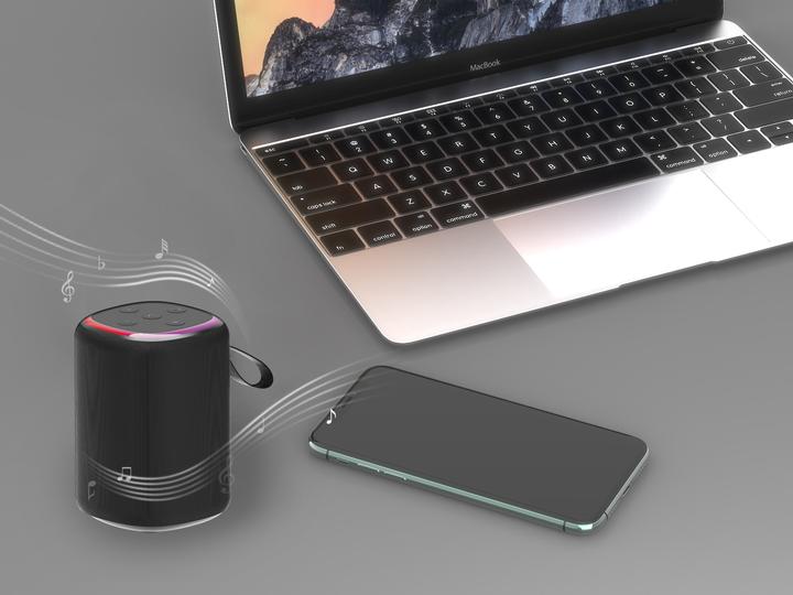 Produktbild Gembird SPEAKER BLUETOOTH/BLACK SPK-BT-LED-08S