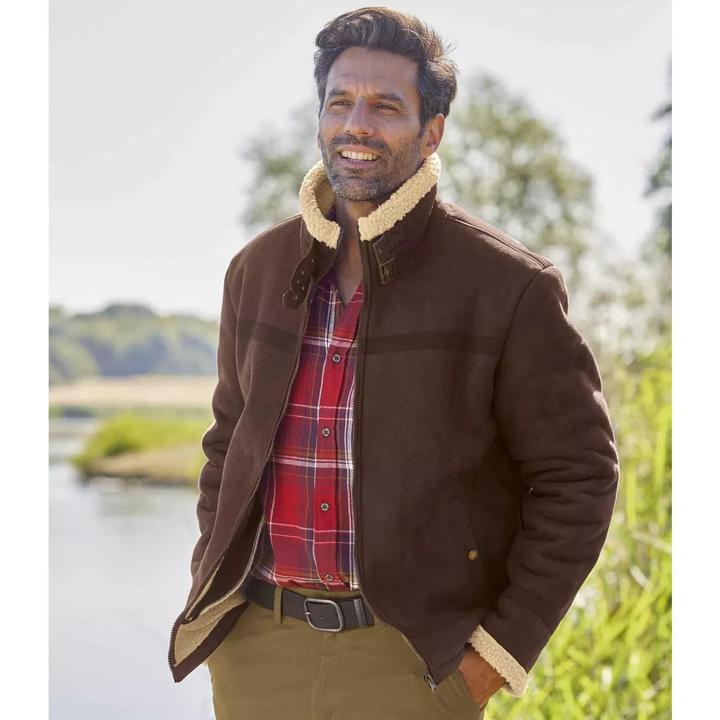 Actual product image Atlas For Men Mens Faux Suede Jacket (XL)