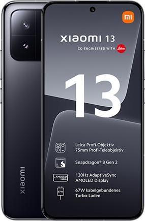 Immagine prodotto Xiaomi 13 (256 GB, Nero, 6.36", Doppia SIM, 50 Mpx, 5G)