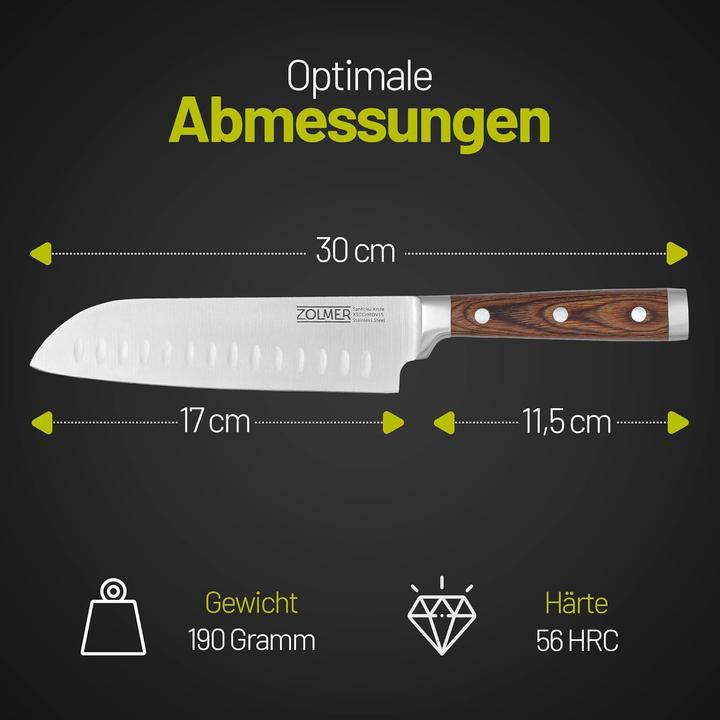 Immagine prodotto Zolmer Coltello Santoku (17 cm)