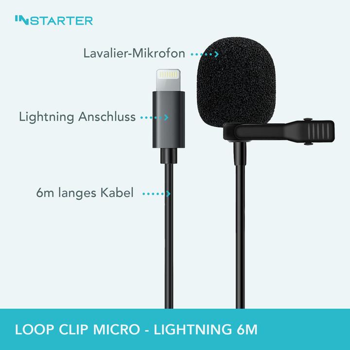 Image du produit Wiltec Loop Clip Micro - Lightning 6M
