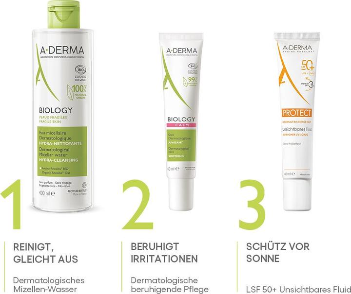 Produktbild A-Derma BIOLOGY Beruhigende Creme Creme (40 ml, 24h Creme)