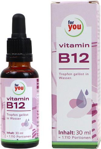 Produktbild For You Vitamin B12 flüssig (1 Stück, Flüssigkeit)
