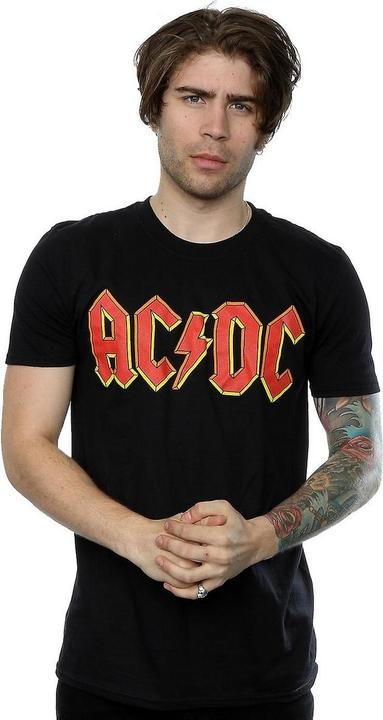 Image du produit AC/DC T-shirt en coton avec logo pour hommes (L)