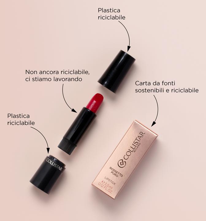 Actual product image Collistar Rossetto Puro Lipstick No 110 (110 Bacio)