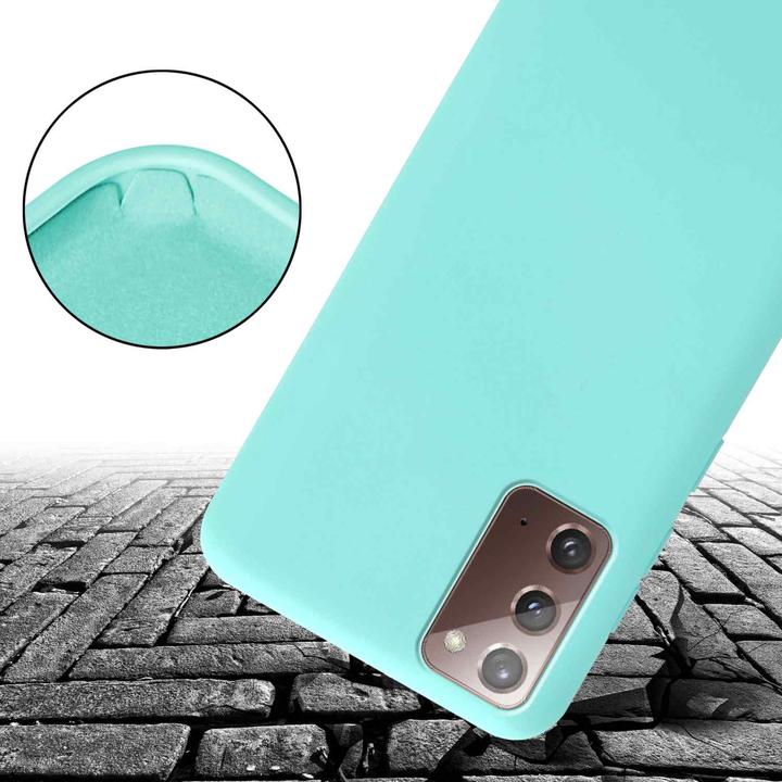Actual product image Cadorabo TPU Cover Mobile Phone Chain Liquid (Samsung Galaxy Note 20)