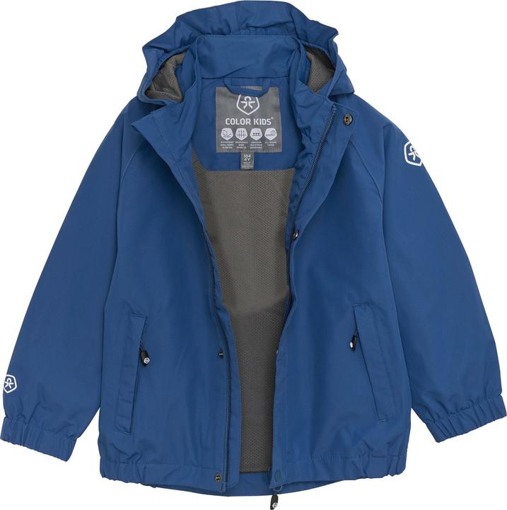 Actual product image Color Kids Shell Jacket Ensign Blue (92)