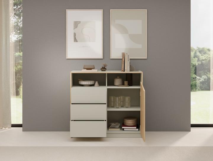 Actual product image ADRK Furniture Chest of drawers I Atson (100 x 40 x 91 cm)